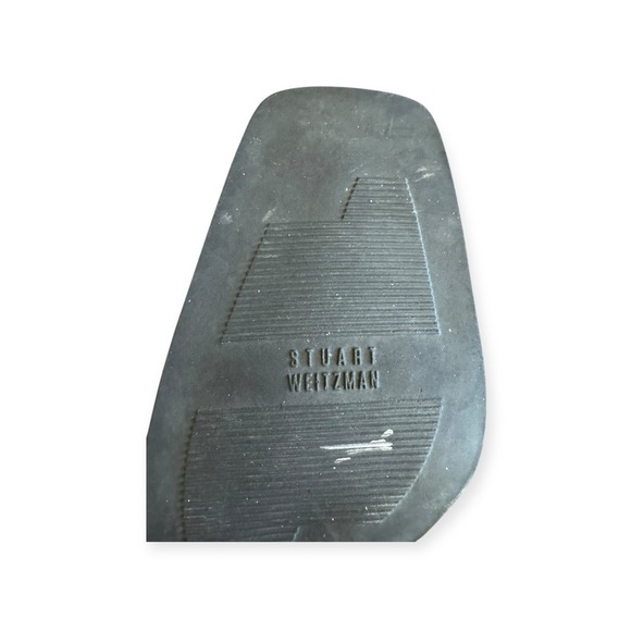 Stuart Weitzman shoes heels thick 6 W black - Picture 8 of 9